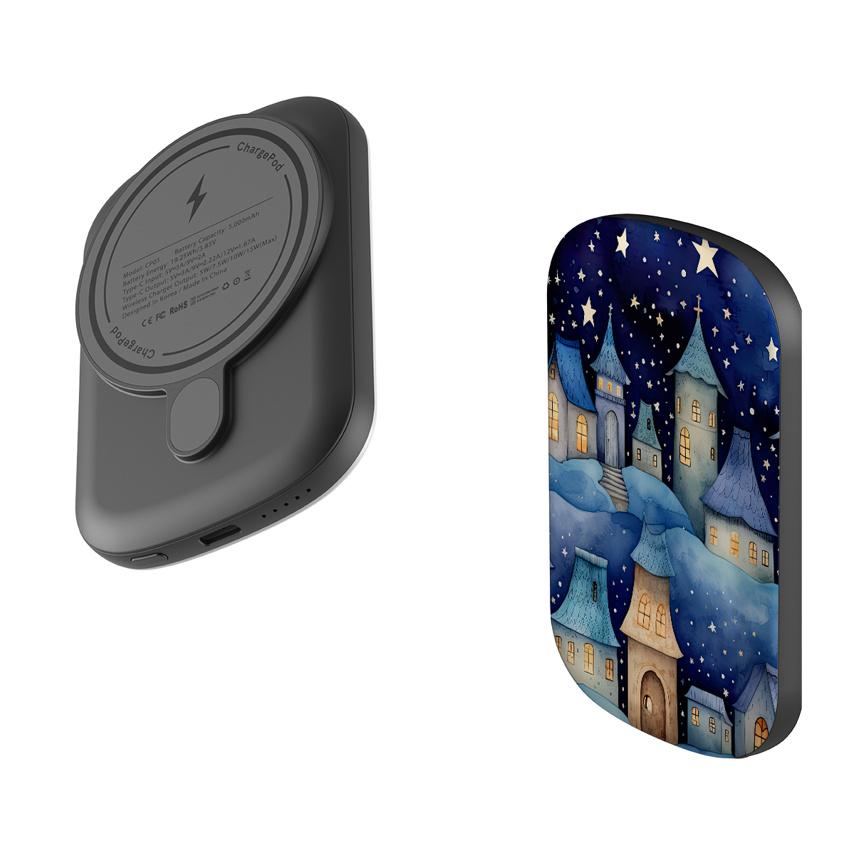 MagSafe Power Bank - Blue Stars