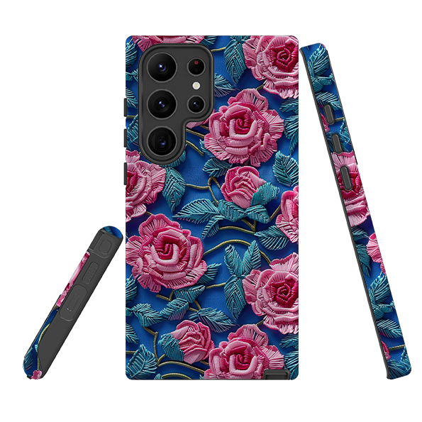 Samsung Tough Case - Blue Summer Roses