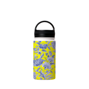Blue Tapestry Yellow Insulated Stainless Steel Water Bottle