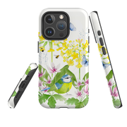 iPhone MagSafe Tough Case - Blue Tit Garden By Bex Parkin