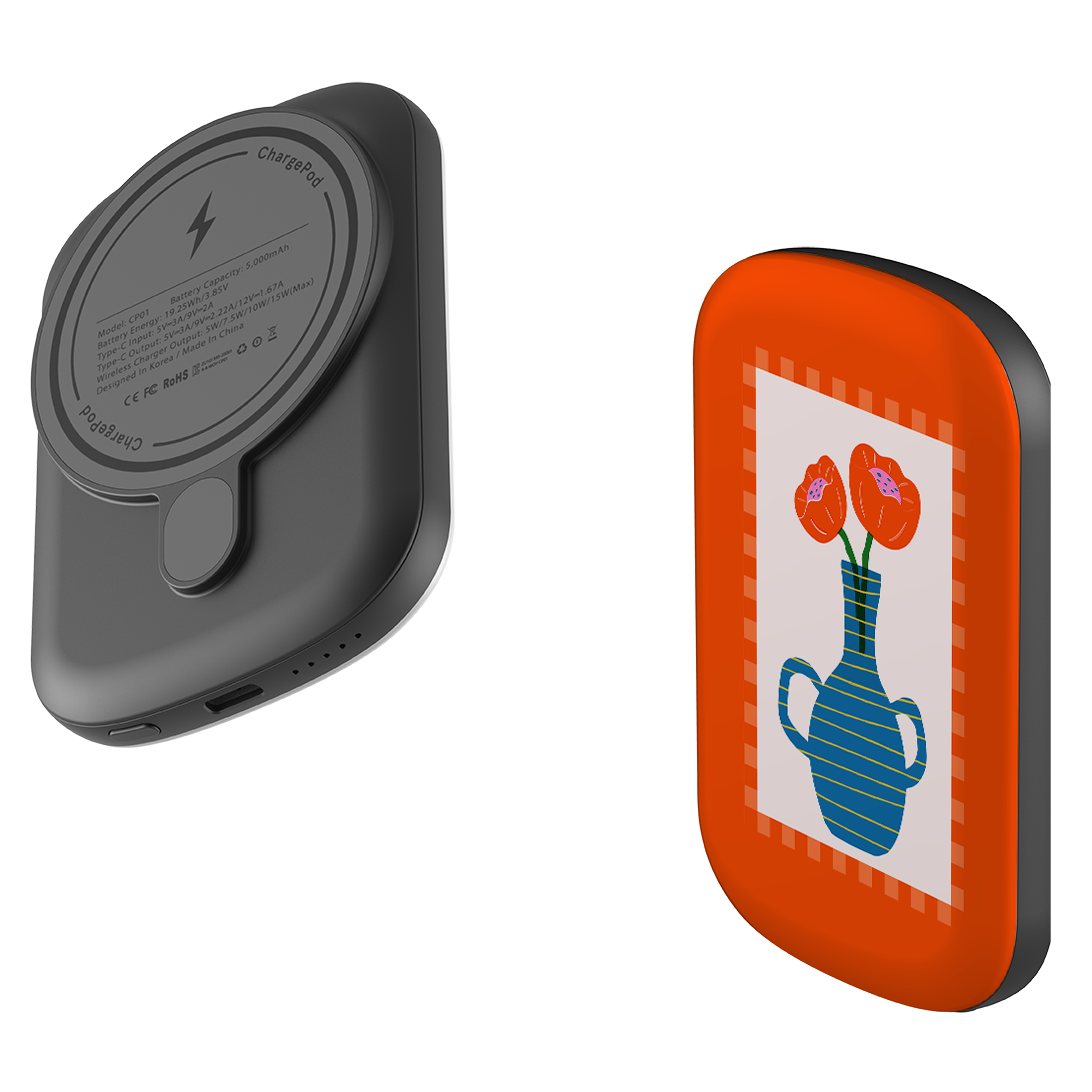 MagSafe Power Bank - Blue Vase
