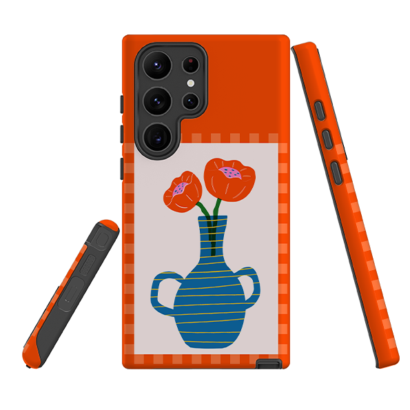 Samsung Tough Case - Blue Vase