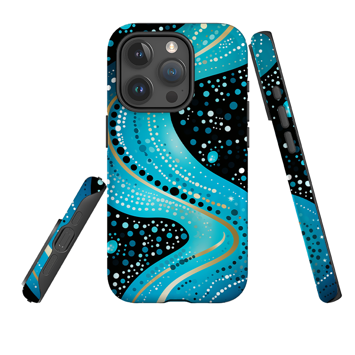 iPhone Tough Case -Blue Wave