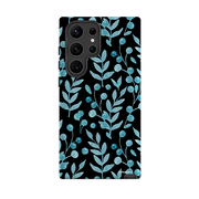 Samsung Tough Case - Blue Xmas Florals