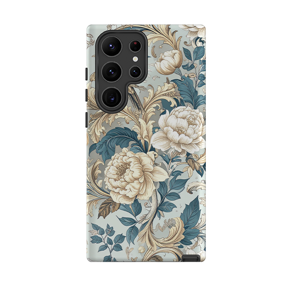 Samsung Tough  Case - Blue and Gold Summer