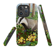 iPhone MagSafe Tough Case - Bluebell Badger By Bex Parkin