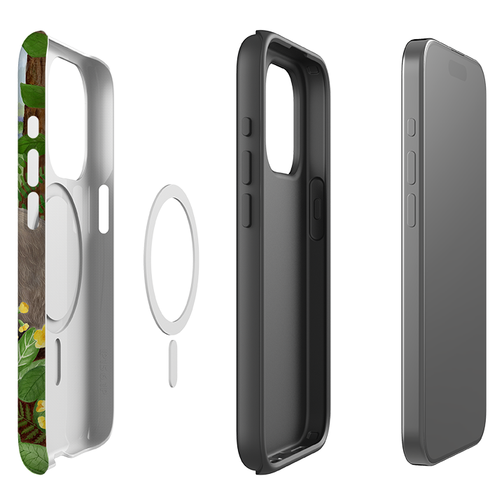 iPhone MagSafe Tough Case - Bluebell Badger By Bex Parkin
