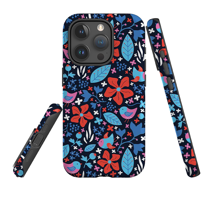 iPhone Tough Case - Bluebirds By Suzy Taylor