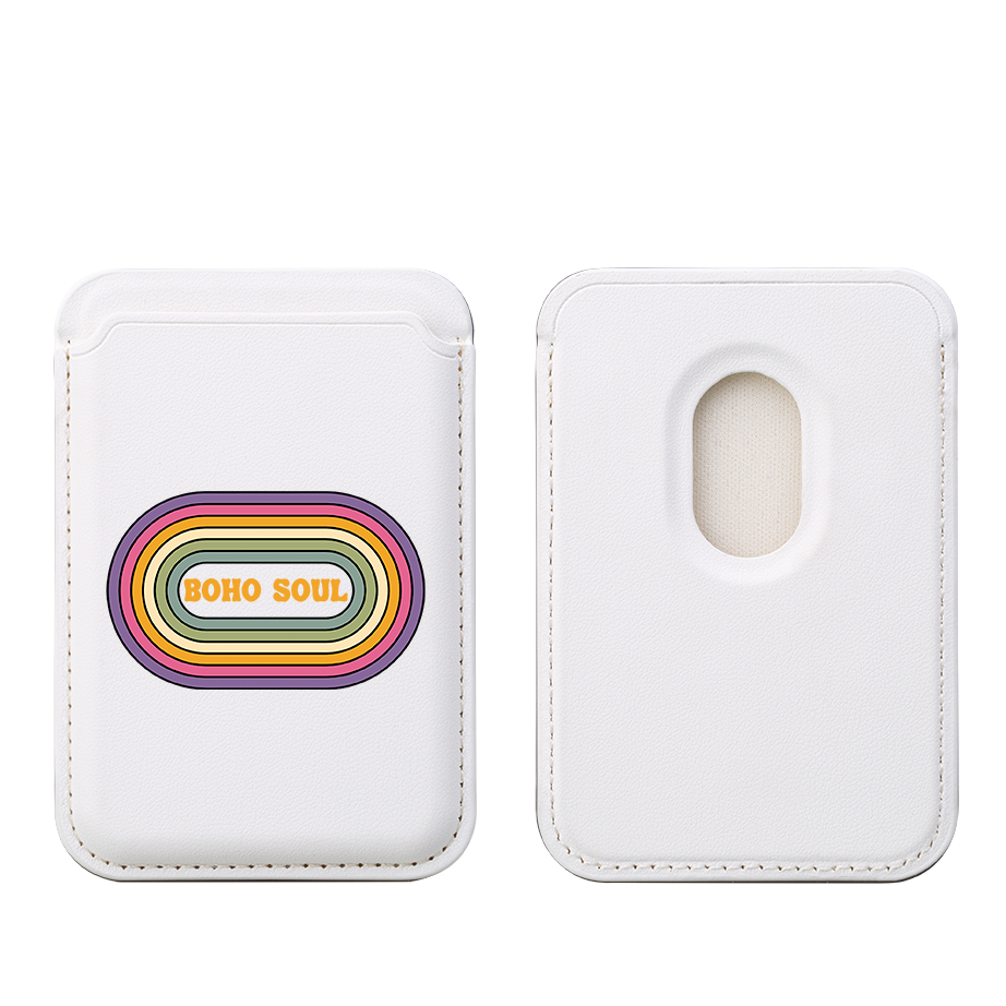 Boho Soul MagSafe Wallet- White