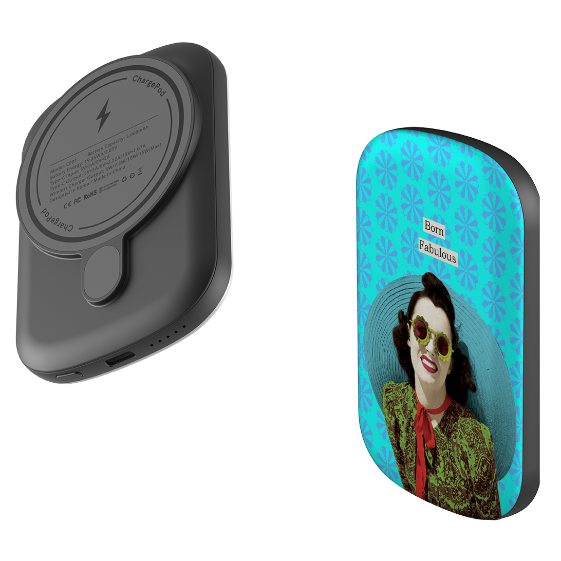 MagSafe Power Bank - Born Fabulous By Clare Jordan