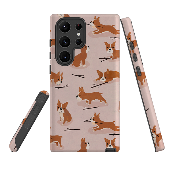 Samsung Tough Case - Boston Terrier By Katherine Quinn