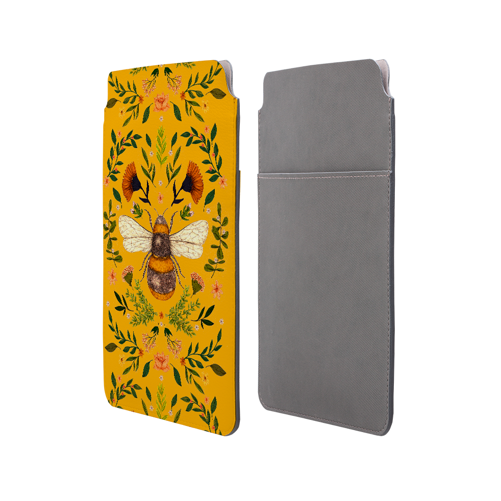 Botanical Bee Honey By Jade Mosinski Laptop, Kindle & iPad Sleeve