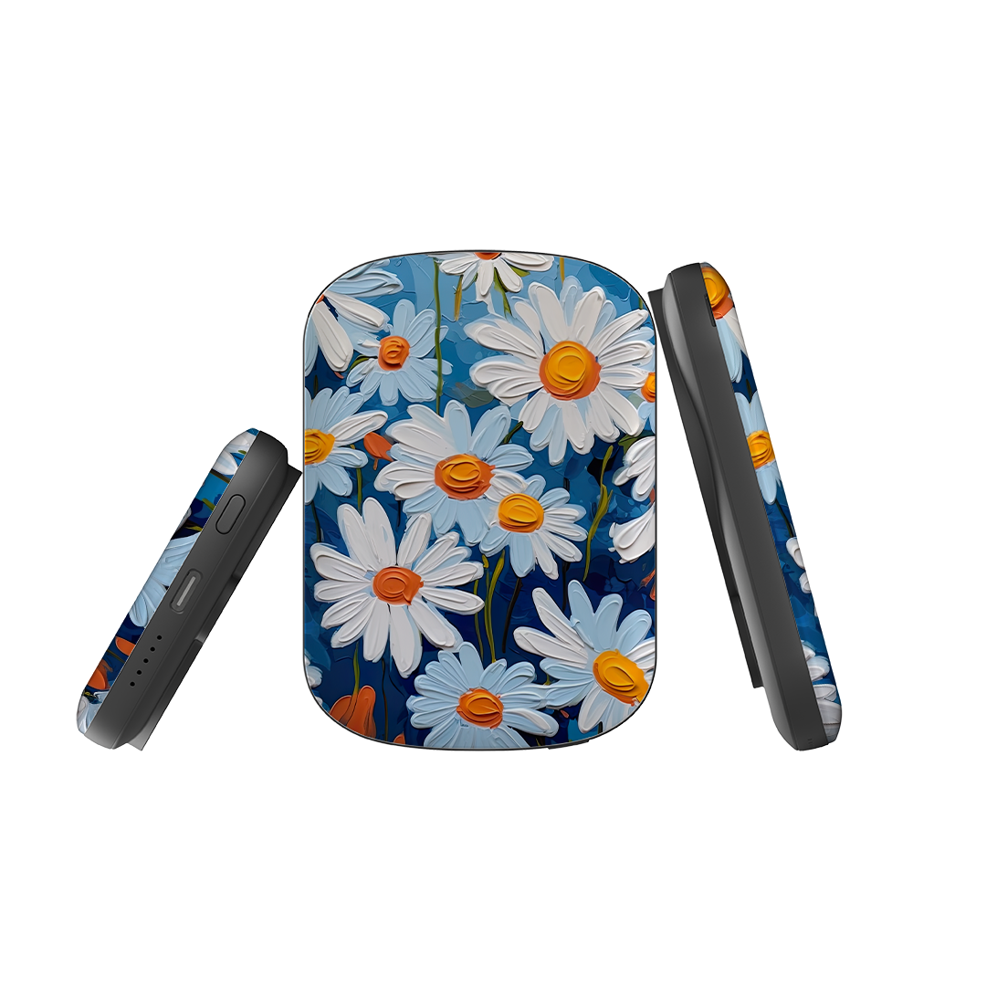 MagSafe Power Bank - Bright Daisies II
