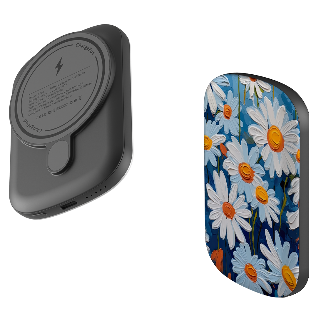 MagSafe Power Bank - Bright Daisies II