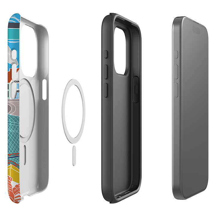 iPhone MagSafe Tough Case -  Bright Houses By Kate Heiss