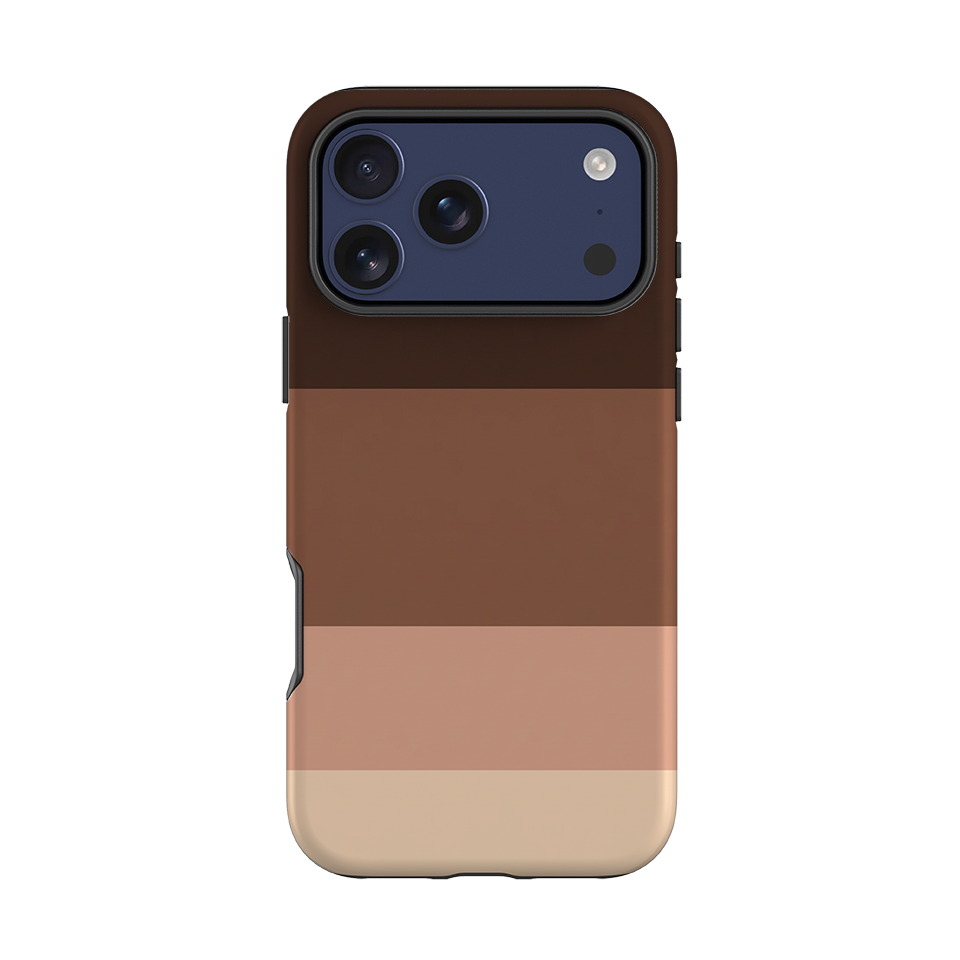 iPhone Tough Case - Brown Gradient