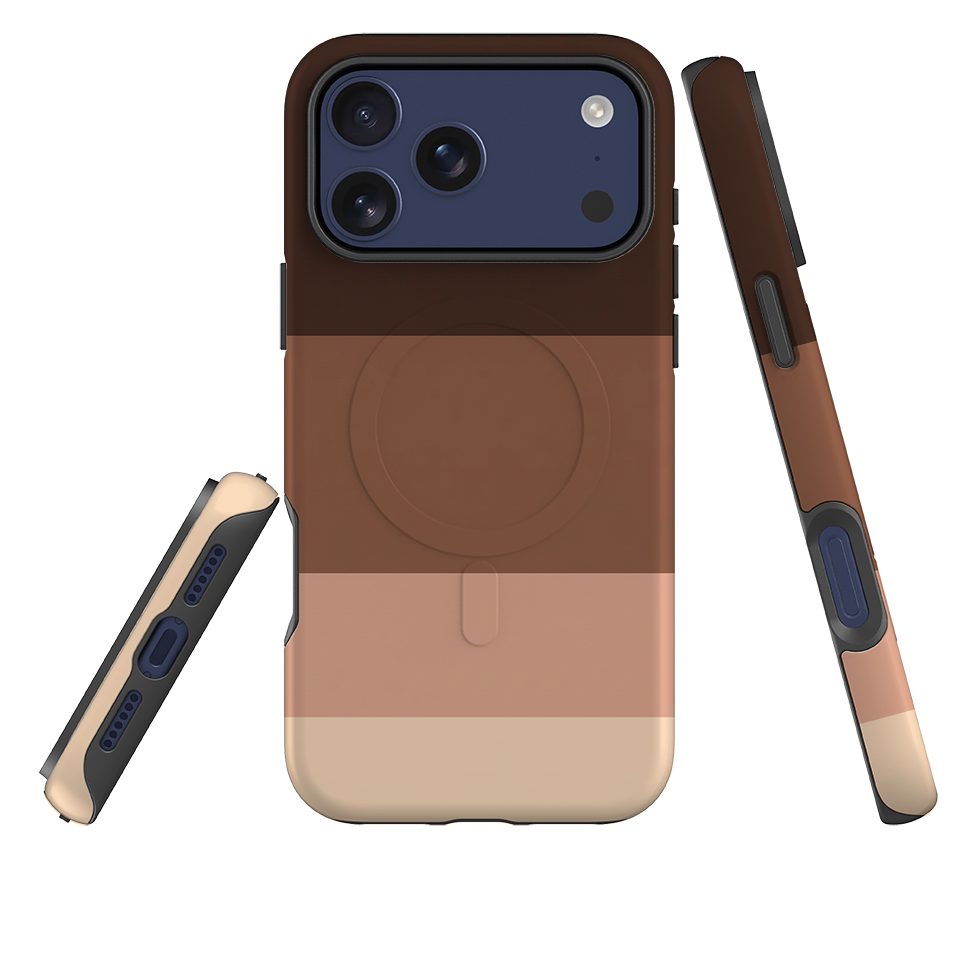 iPhone MagSafe Tough Case - Brown Gradient