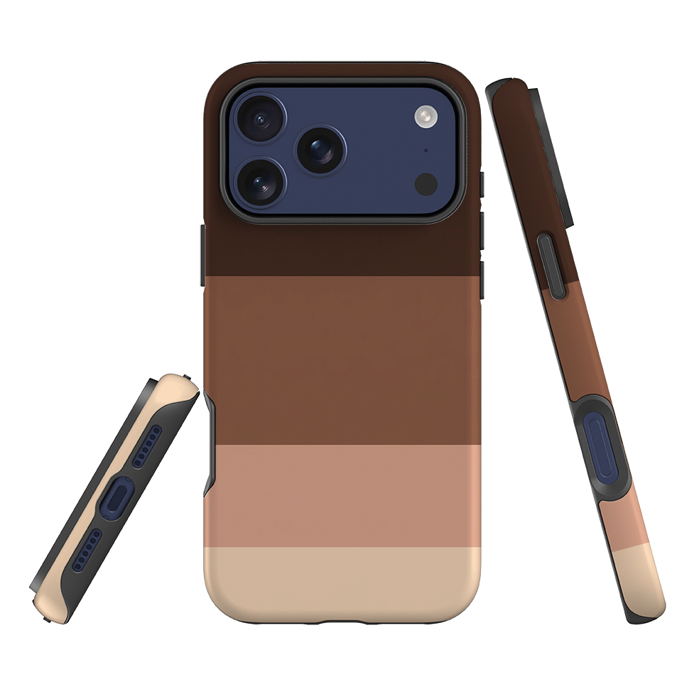 iPhone Tough Case - Brown Gradient