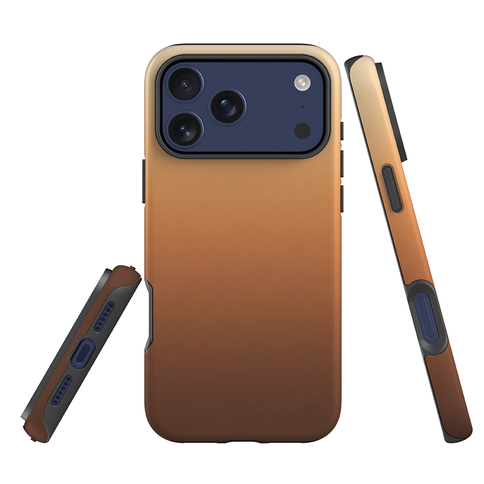 iPhone Tough Case - Brown Ombre
