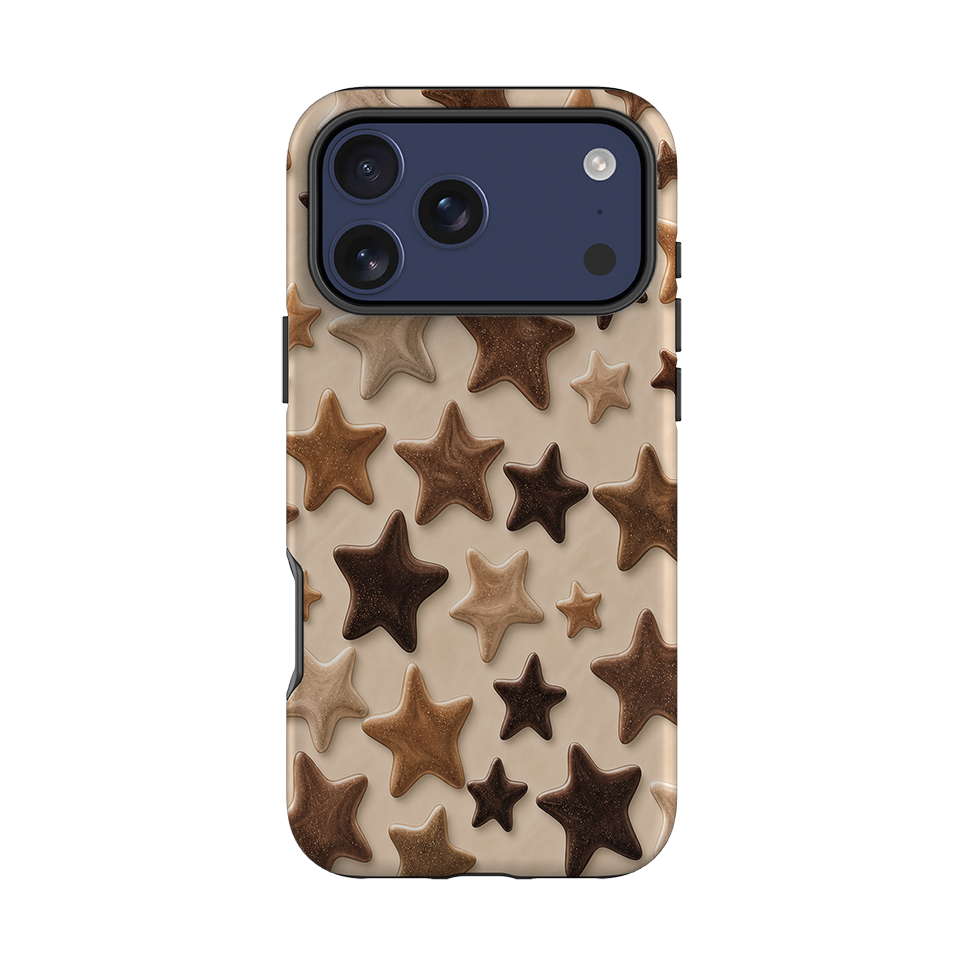 iPhone Tough Case - Brown Star