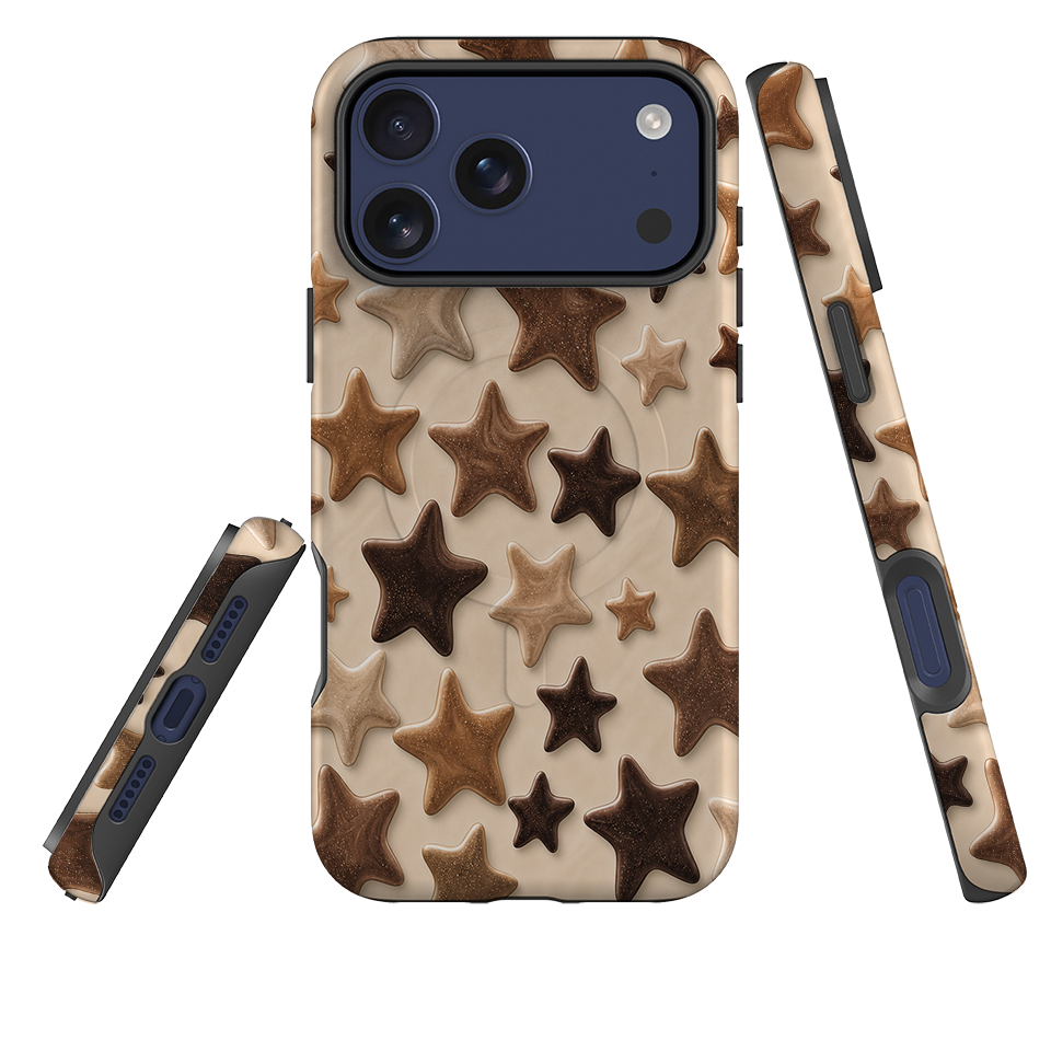iPhone MagSafe Tough Case - Brown Star