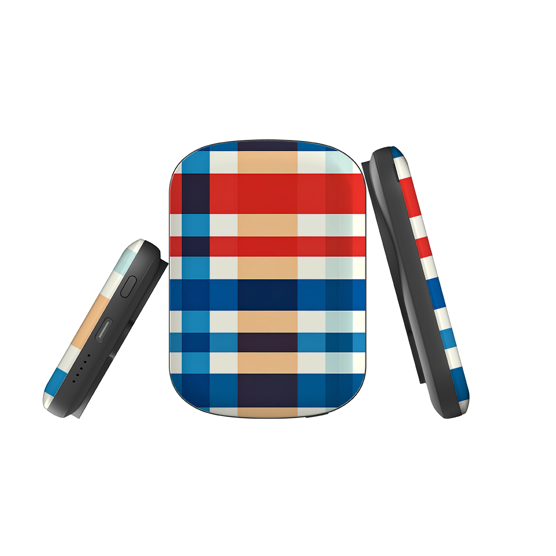 MagSafe Power Bank - Budapest Gingham