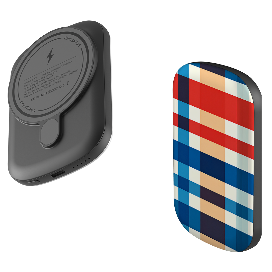 MagSafe Power Bank - Budapest Gingham