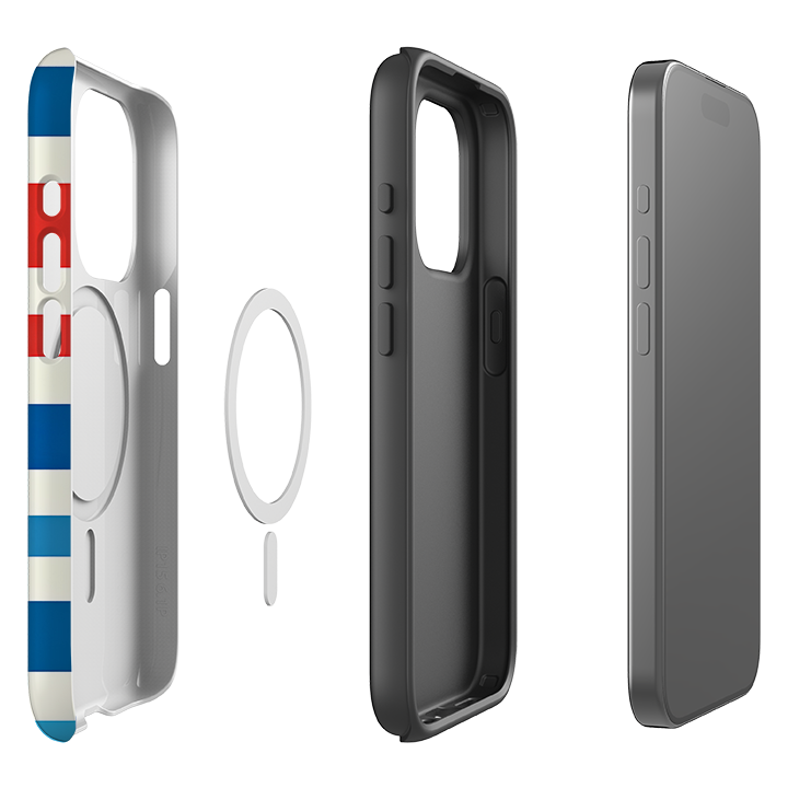 iPhone MagSafe Tough Case - Budapest Gingham