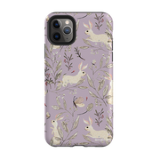 iPhone Tough Case - Bunnies Mauve By Katherine Quinn