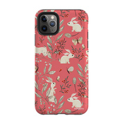iPhone Tough Case - Bunnies Raspberries By Katherine Quinn