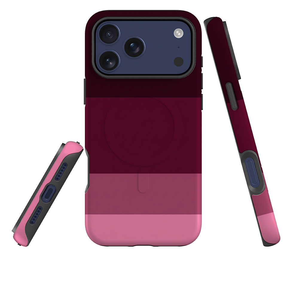iPhone MagSafe Tough Case - Burgundy Gradient