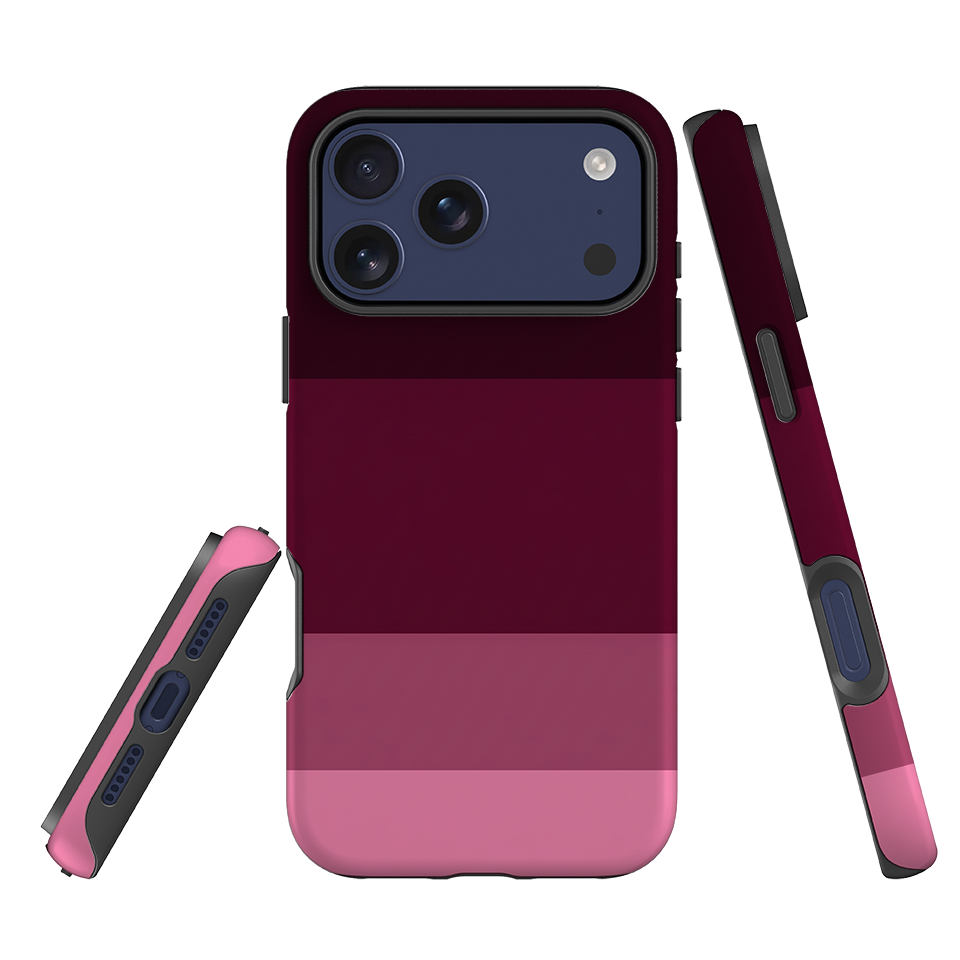 iPhone Tough Case - Burgundy Gradient