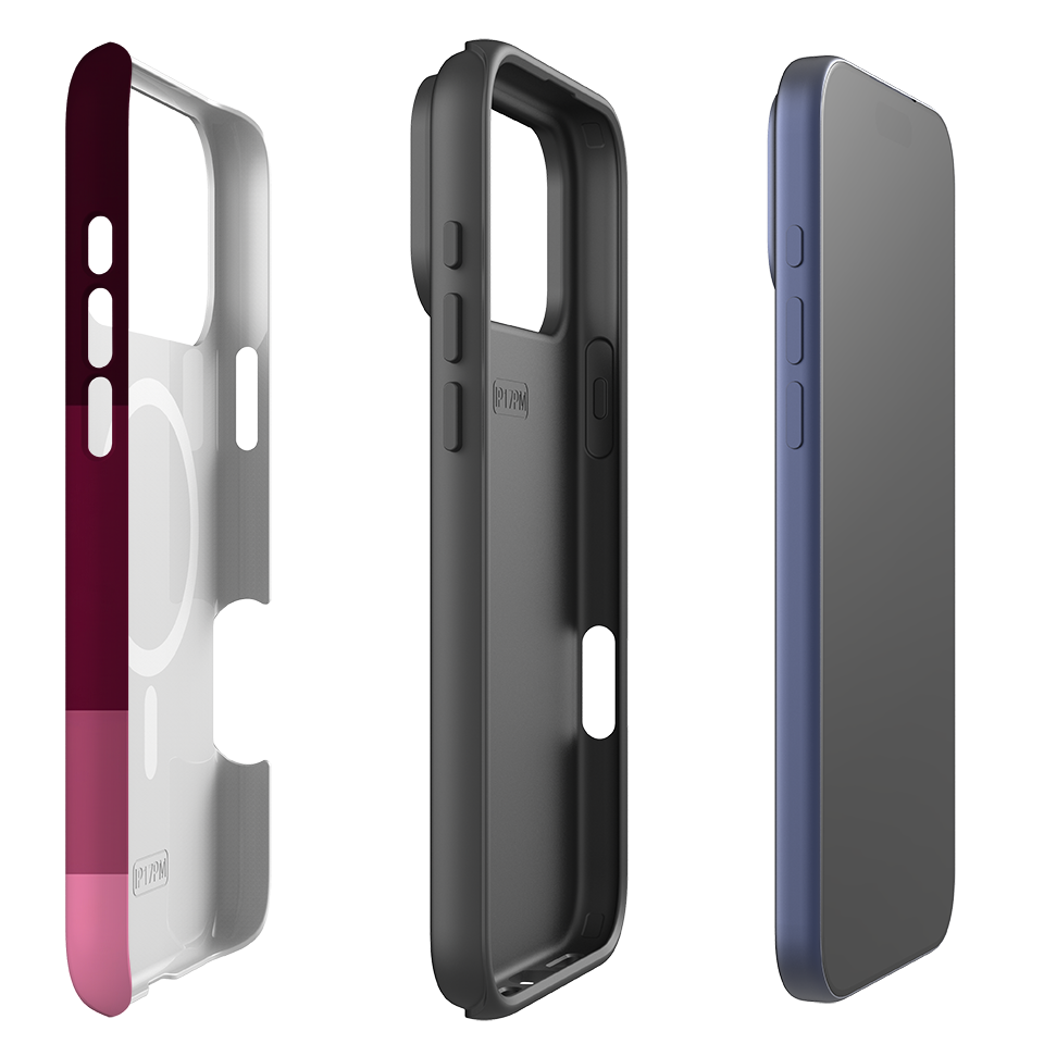 iPhone MagSafe Tough Case - Burgundy Gradient