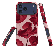 iPhone MagSafe Tough Case - Burgundy Poppy