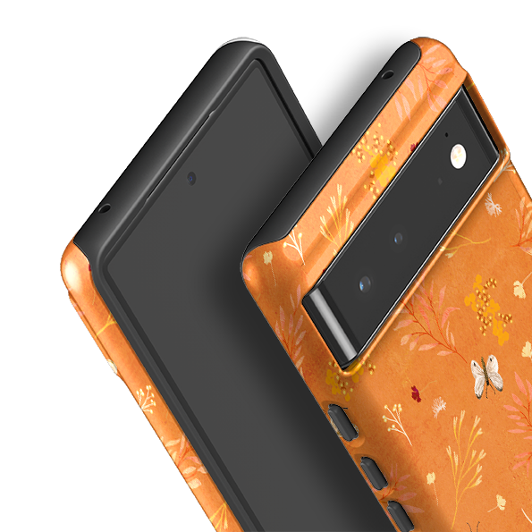 Google Tough Case -  Blush Floral Orange By Katherine Quinn