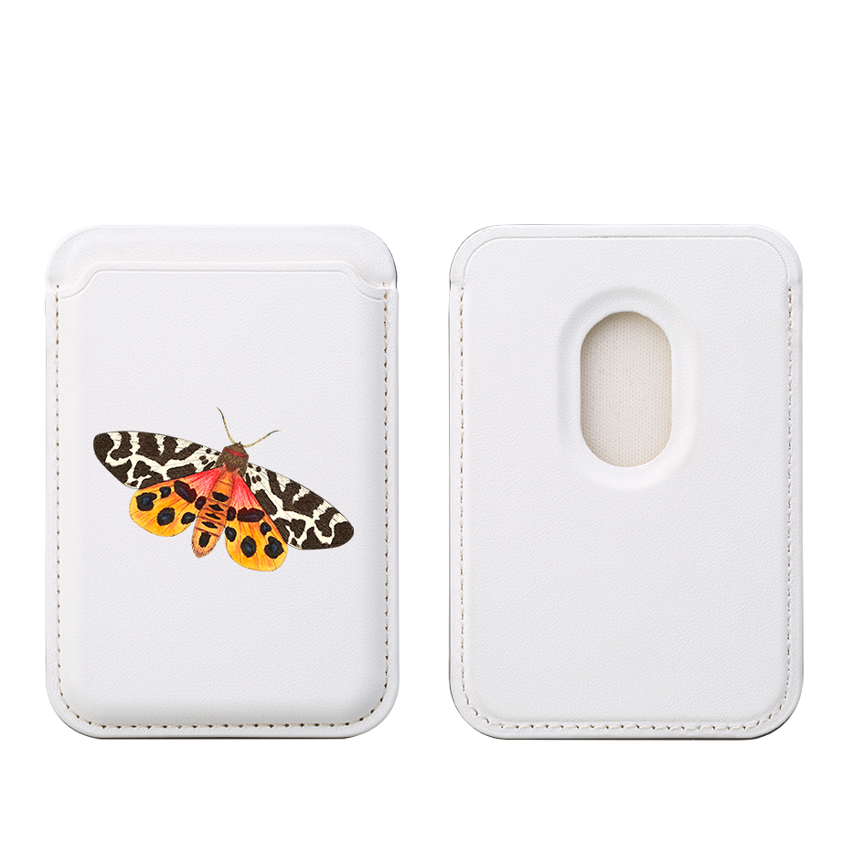 Butterfly MagSafe Wallet- White