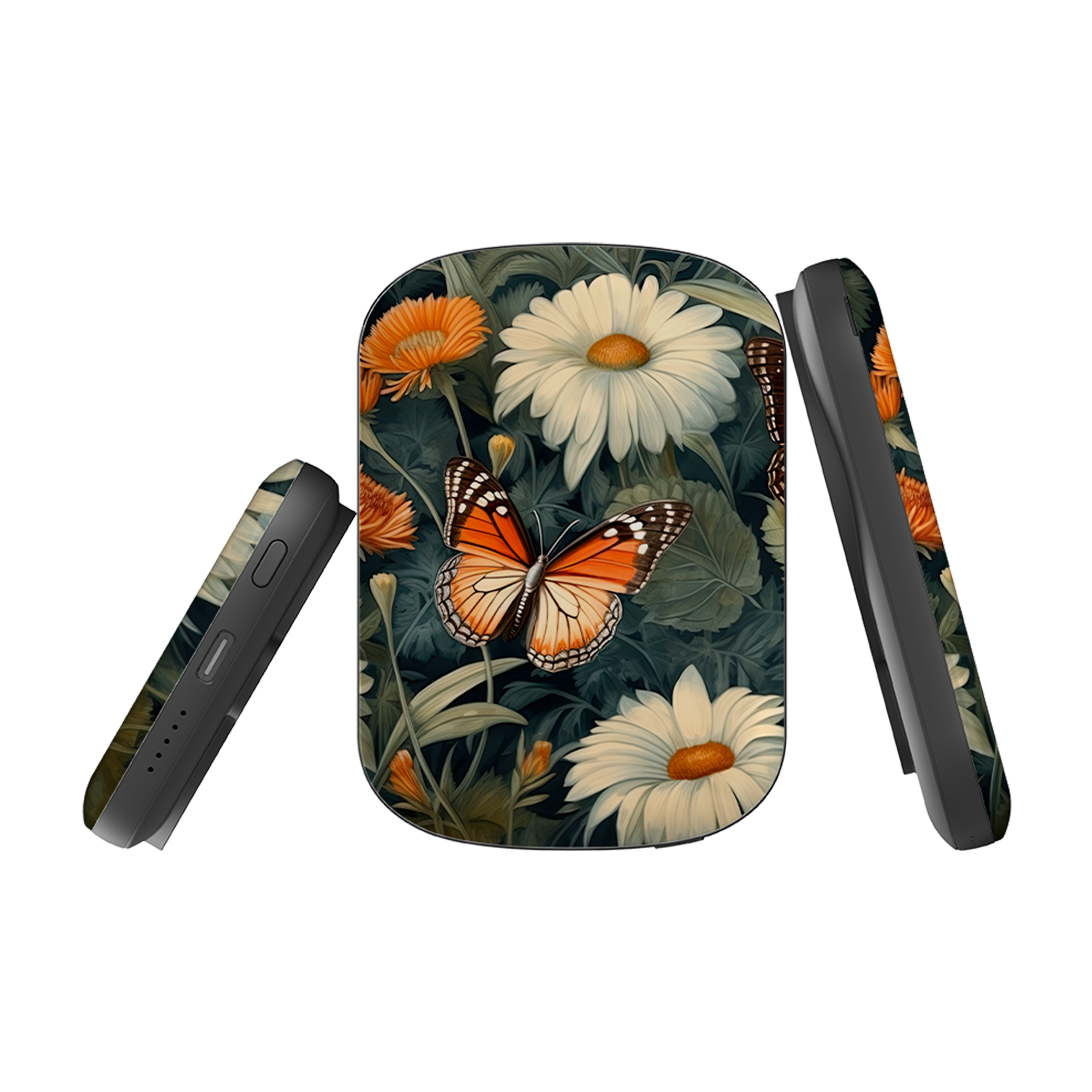 MagSafe Power Bank - Butterfly Daisies III