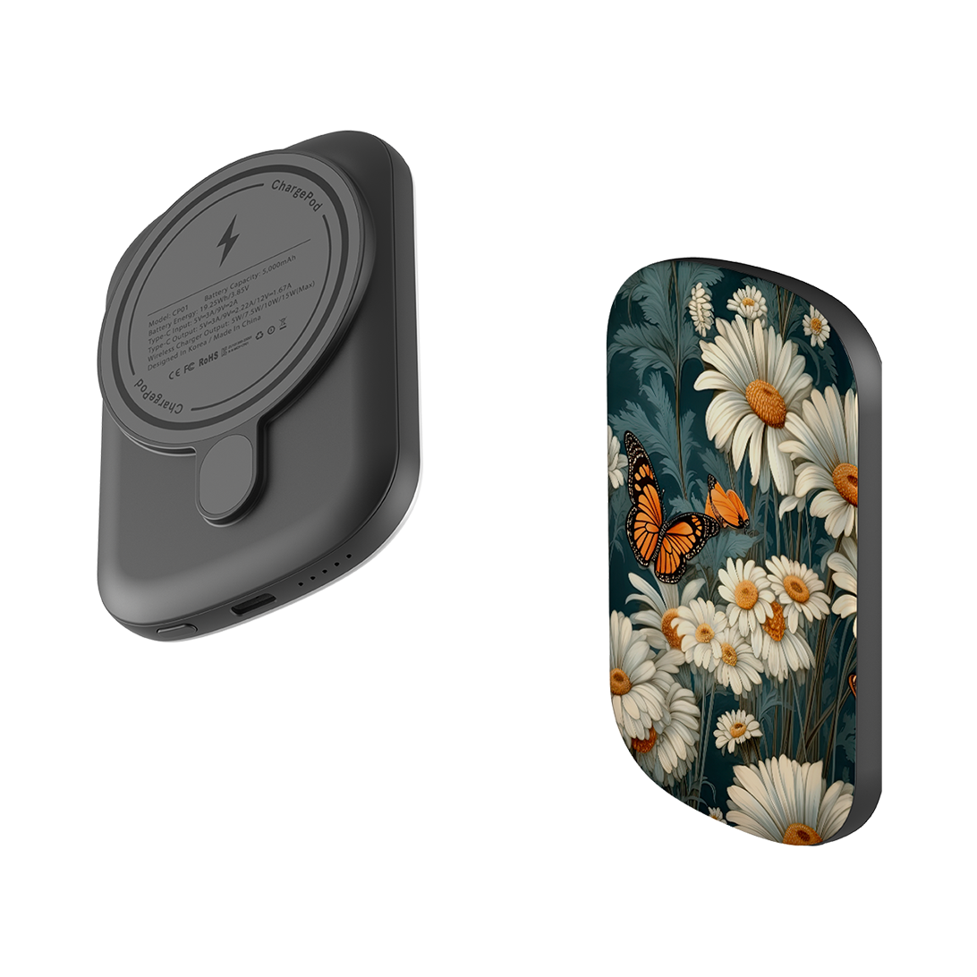 MagSafe Power Bank - Butterfly Daisies II