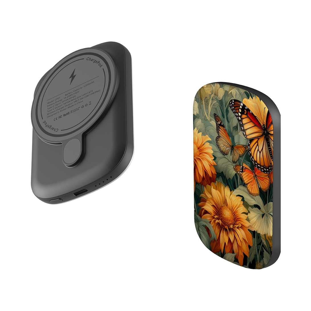 MagSafe Power Bank - Butterfly Daisies V