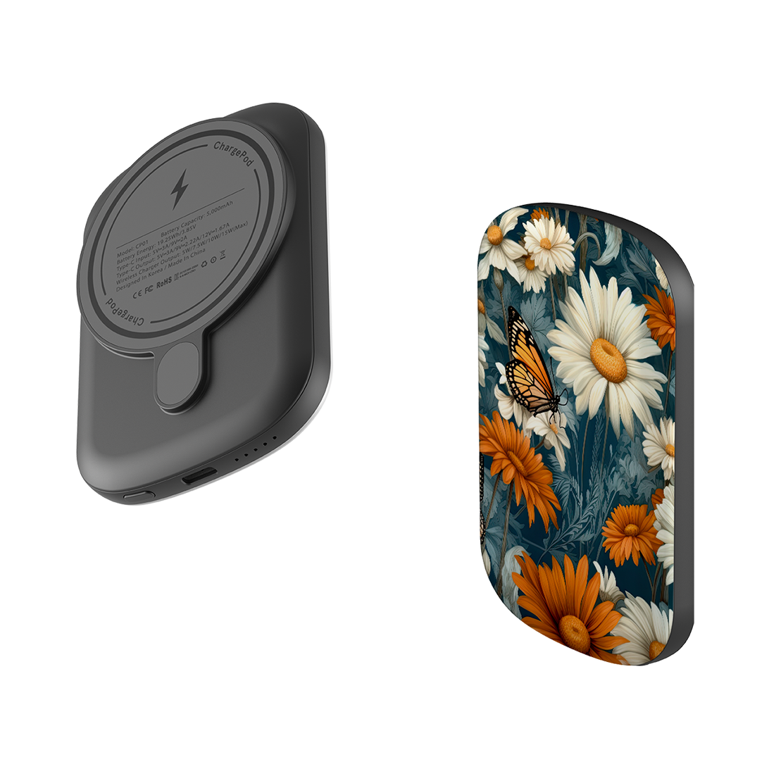 MagSafe Power Bank - Butterfly Daisies