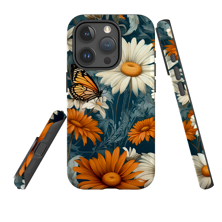 iPhone Case - Butterfly Daisies