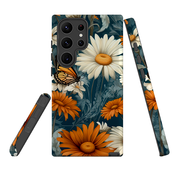 Samsung Tough Case - Butterfly Daisies