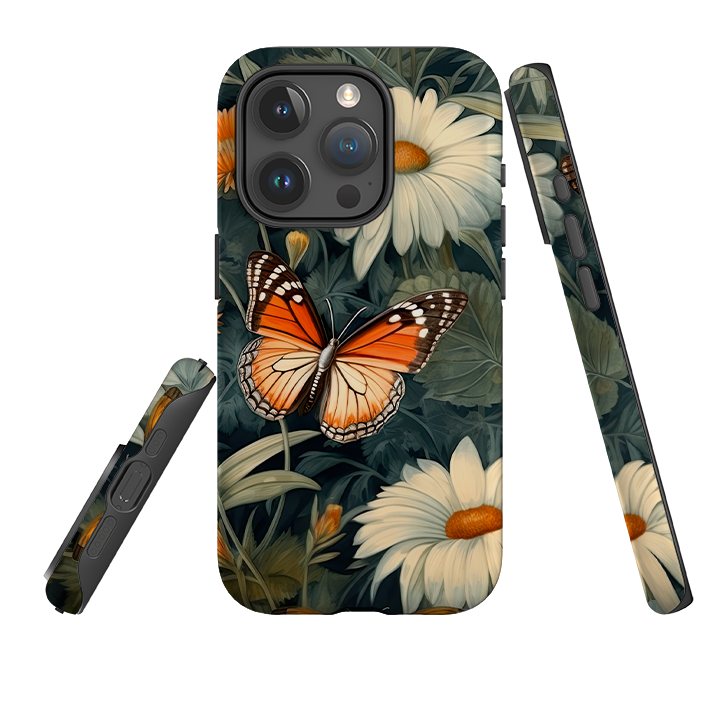 iPhone Case - Butterfly Daisies III