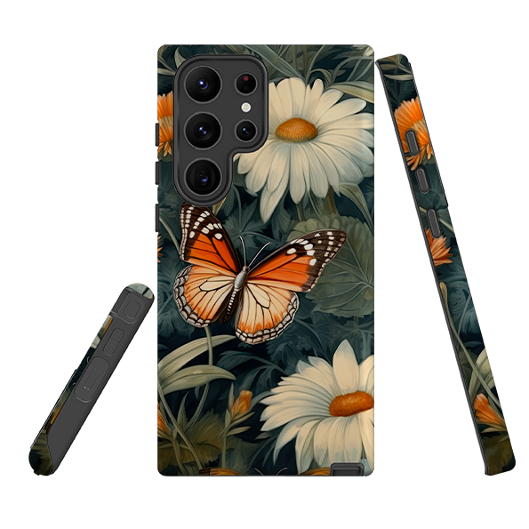 Samsung Tough Case - Butterfly Daisies III
