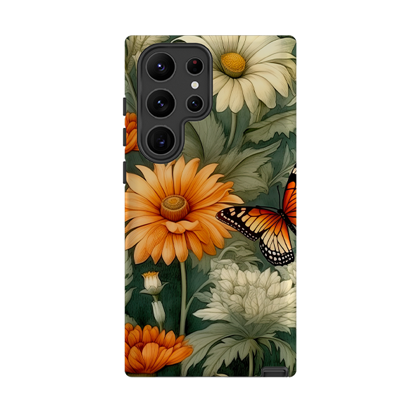 Samsung Tough Case - Butterfly Daisies IV