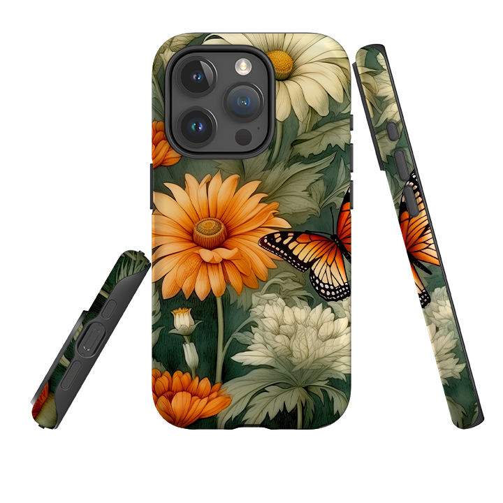 iPhone Case - Butterfly Daisies IV