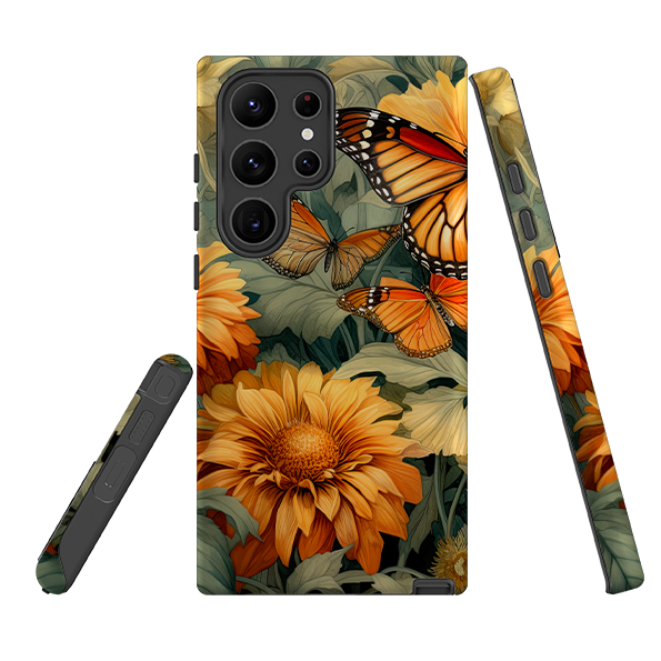 Samsung Tough Case - Butterfly Daisies V
