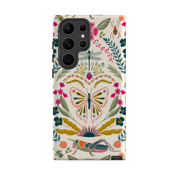 Samsung Tough Case - Butterfly Floral By Abby Jacobs