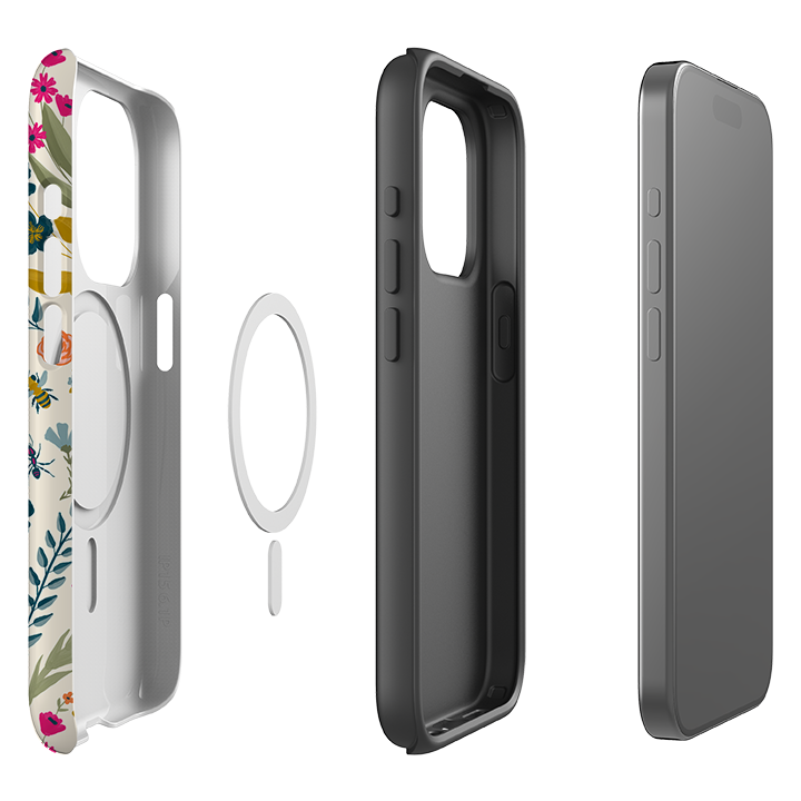 iPhone MagSafe Tough Case - Butterfly Floral By Abby Jacobs
