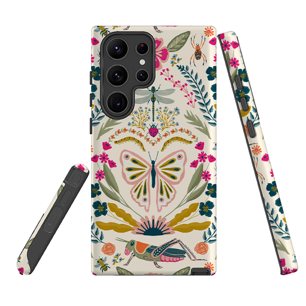 Samsung Tough Case - Butterfly Floral By Abby Jacobs